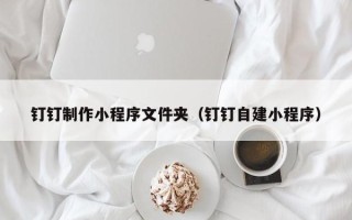 武汉钉钉制作小程序文件夹（钉钉自建小程序）