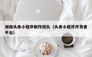 武汉湖南头条小程序制作团队（头条小程序开发者平台）